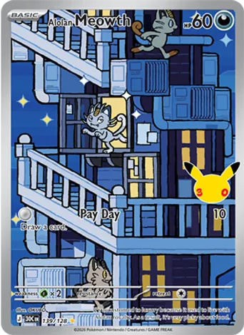 Alolan Meowth Pokémon card #139