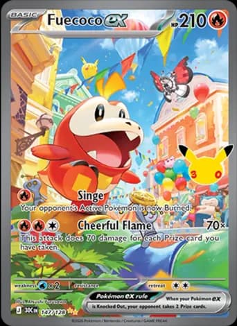 Fuecoco ex Pokémon card #147
