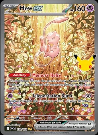 Mew ex Pokémon card #152