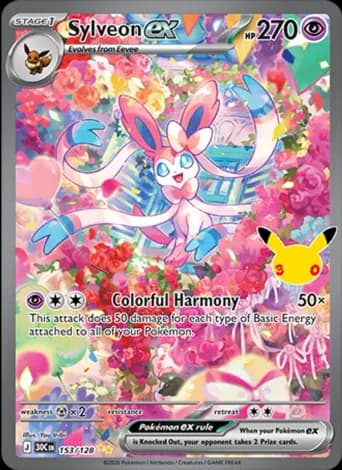 Sylveon ex Pokémon card #153