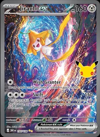 Jirachi ex Pokémon card #155
