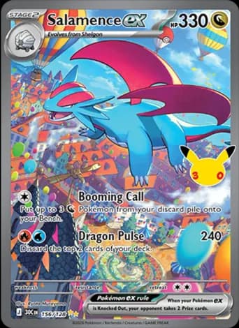 Salamence ex Pokémon card #156
