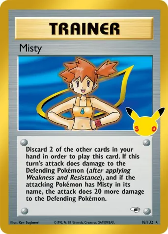 Misty Pokémon card #18