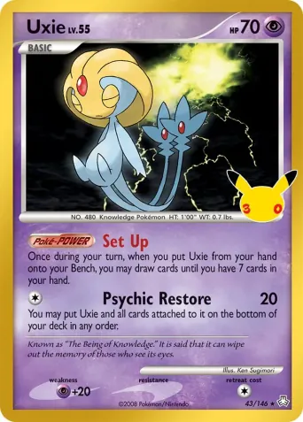 Uxie Pokémon card #43