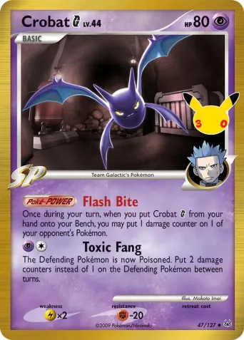 Crobat G Pokémon card #47