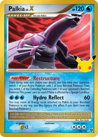 Palkia Pokémon card #106