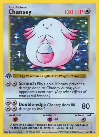 Chansey Pokémon card #3