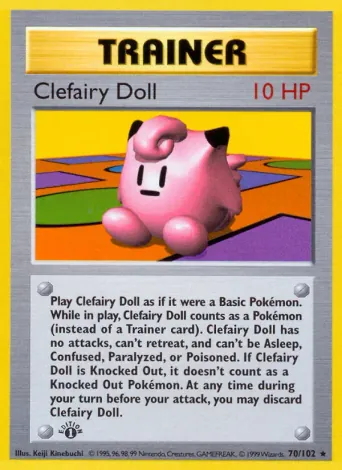 Clefairy Doll Pokémon card #70