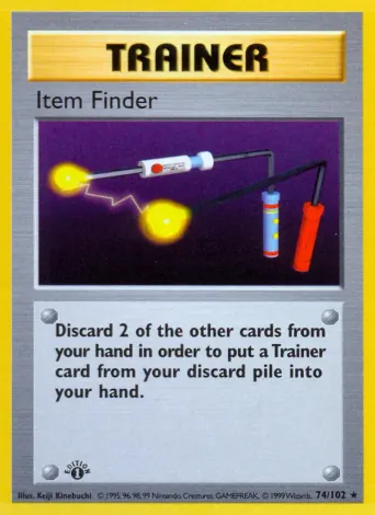 Item Finder Pokémon card #74