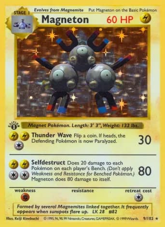 Magneton Pokémon card #9