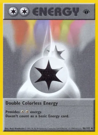 Double Colorless Energy Pokémon card #96