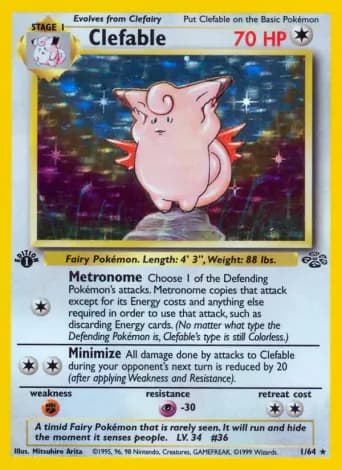Clefable Pokémon card #1