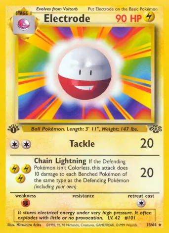 Electrode Pokémon card #18