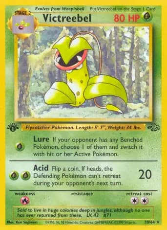 Victreebel Pokémon card #30