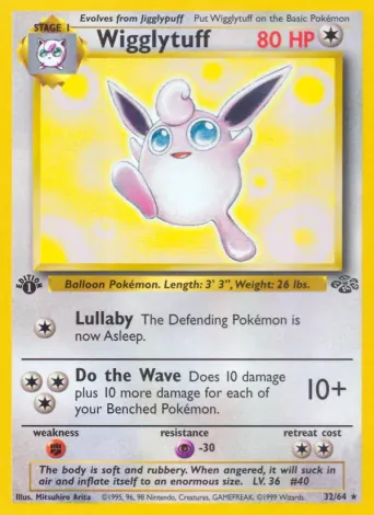 Wigglytuff Pokémon card #32