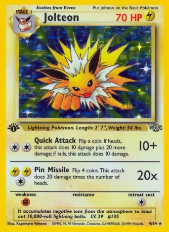Jolteon Pokémon card #4