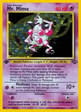 Mr. Mime Pokémon card #6