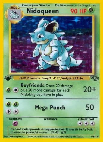 Nidoqueen Pokémon card #7