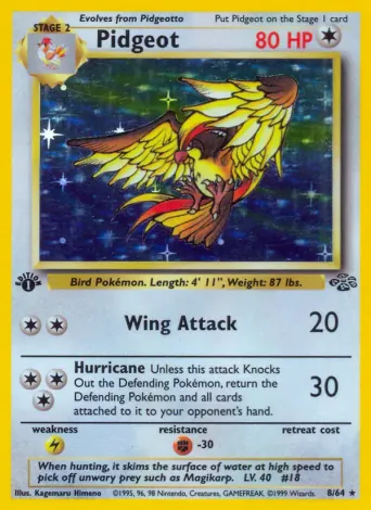 Pidgeot Pokémon card #8