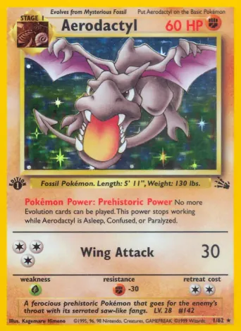 Aerodactyl Pokémon card #1