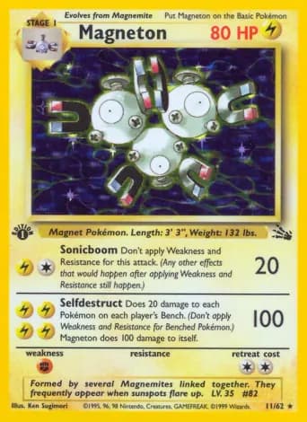 Magneton Pokémon card #11
