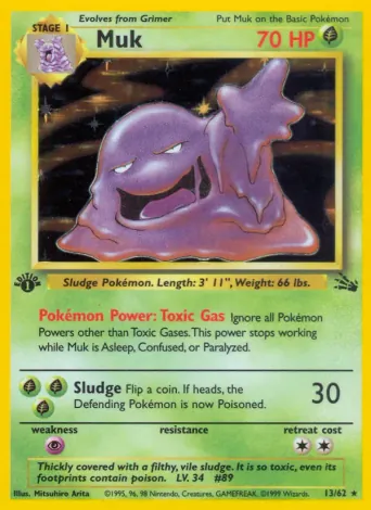 Muk Pokémon card #13