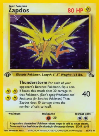 Zapdos Pokémon card #15