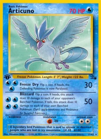 Articuno Pokémon card #17