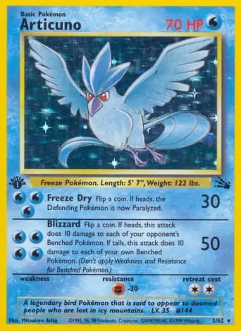 Articuno Pokémon card #2