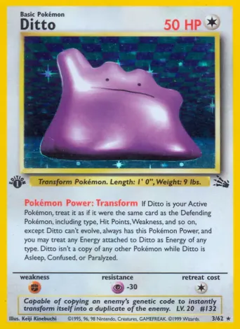 Ditto Pokémon card #3