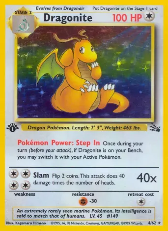 Dragonite Pokémon card #4