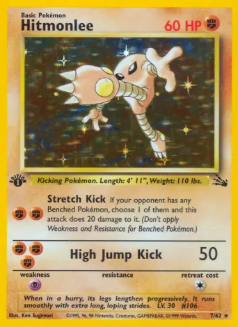 Hitmonlee Pokémon card #7