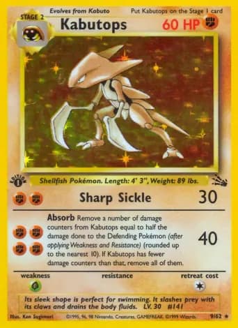 Kabutops Pokémon card #9