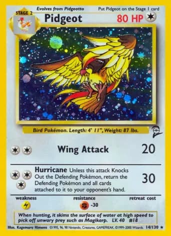 Pidgeot Pokémon card #14