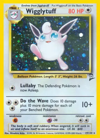 Wigglytuff Pokémon card #19
