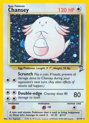 Chansey Pokémon card #3