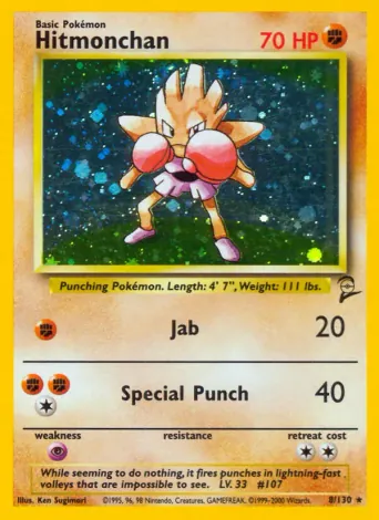 Hitmonchan Pokémon card #8