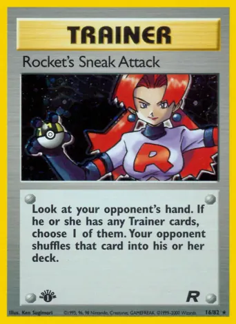 Rocket's Sneak Attack Pokémon card #16