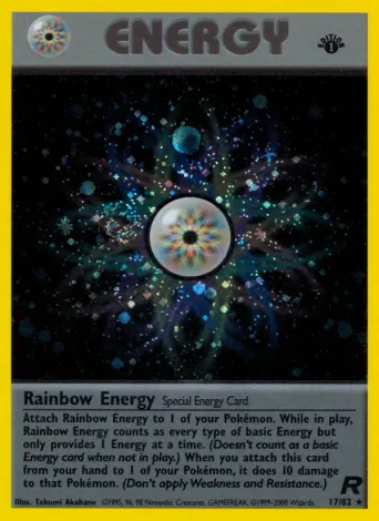 Rainbow Energy Pokémon card #17