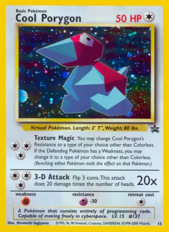 Cool Porygon Pokémon card #15