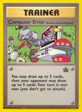 Computer Error Pokémon card #16