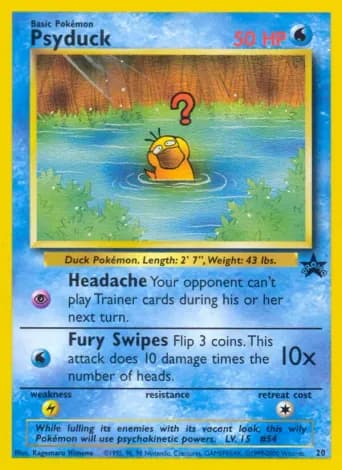Psyduck Pokémon card #20