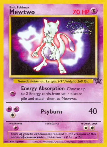 Mewtwo Pokémon card #3