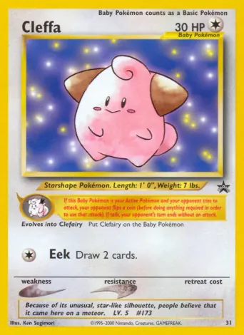 Cleffa Pokémon card #31