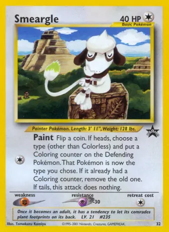 Smeargle Pokémon card #32