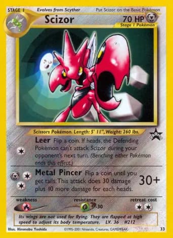 Scizor Pokémon card #33