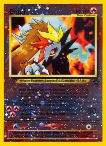 Entei Pokémon card #34