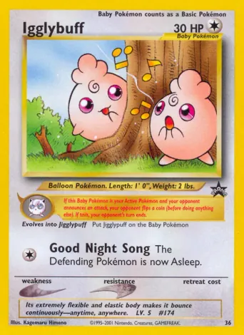 Igglybuff Pokémon card #36