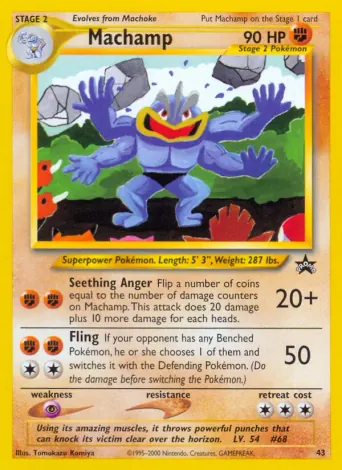 Machamp Pokémon card #43