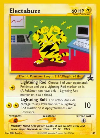 Electabuzz Pokémon card #46
